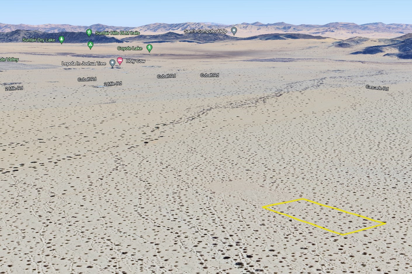 1.25 Acres Joshua Tree, San Bernardino County, CA