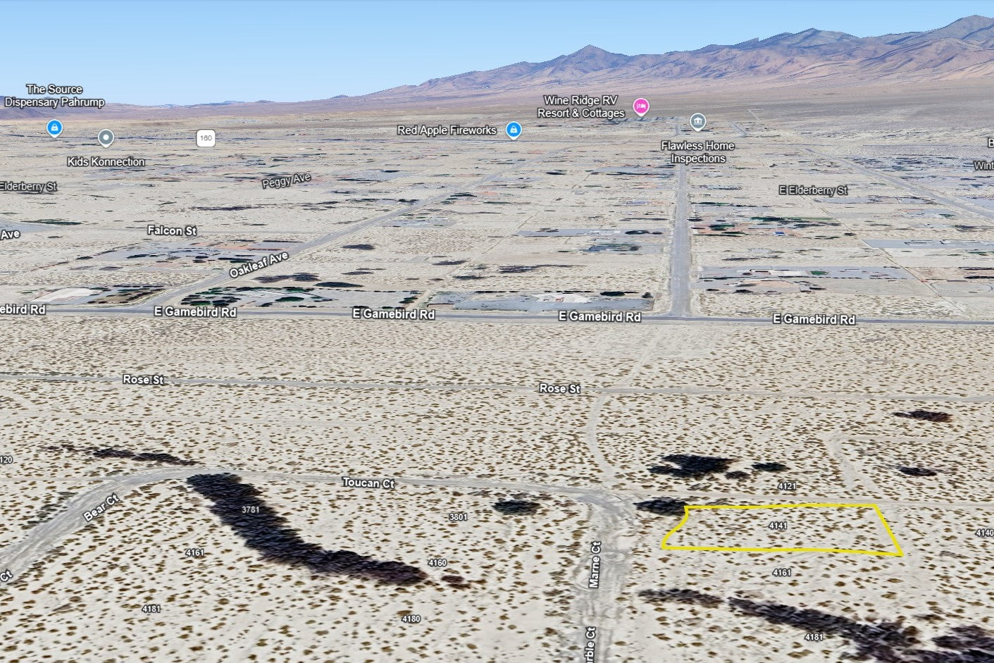 0.2540 Acre Pahrump, Nye County, NV