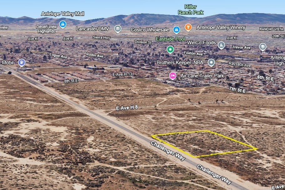 2.03 Acres Lancaster, Los Angeles County, CA (Paved Road)