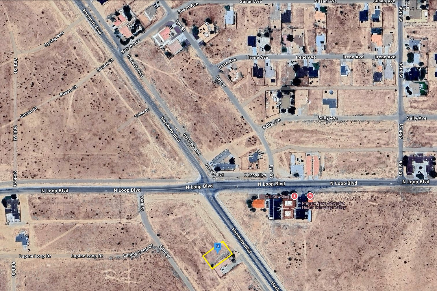 0.29 Acre California City, Kern County, CA (Power, Water, & Paved Road)