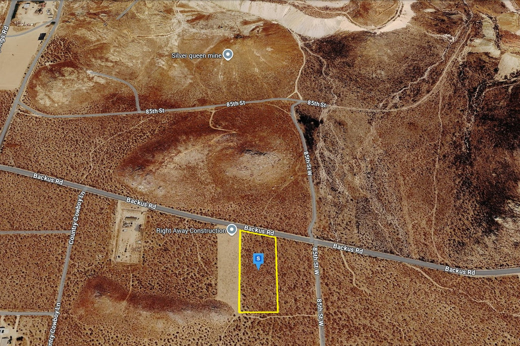 3.45 Acres Mojave, Kern County, CA (Power & Paved Road)
