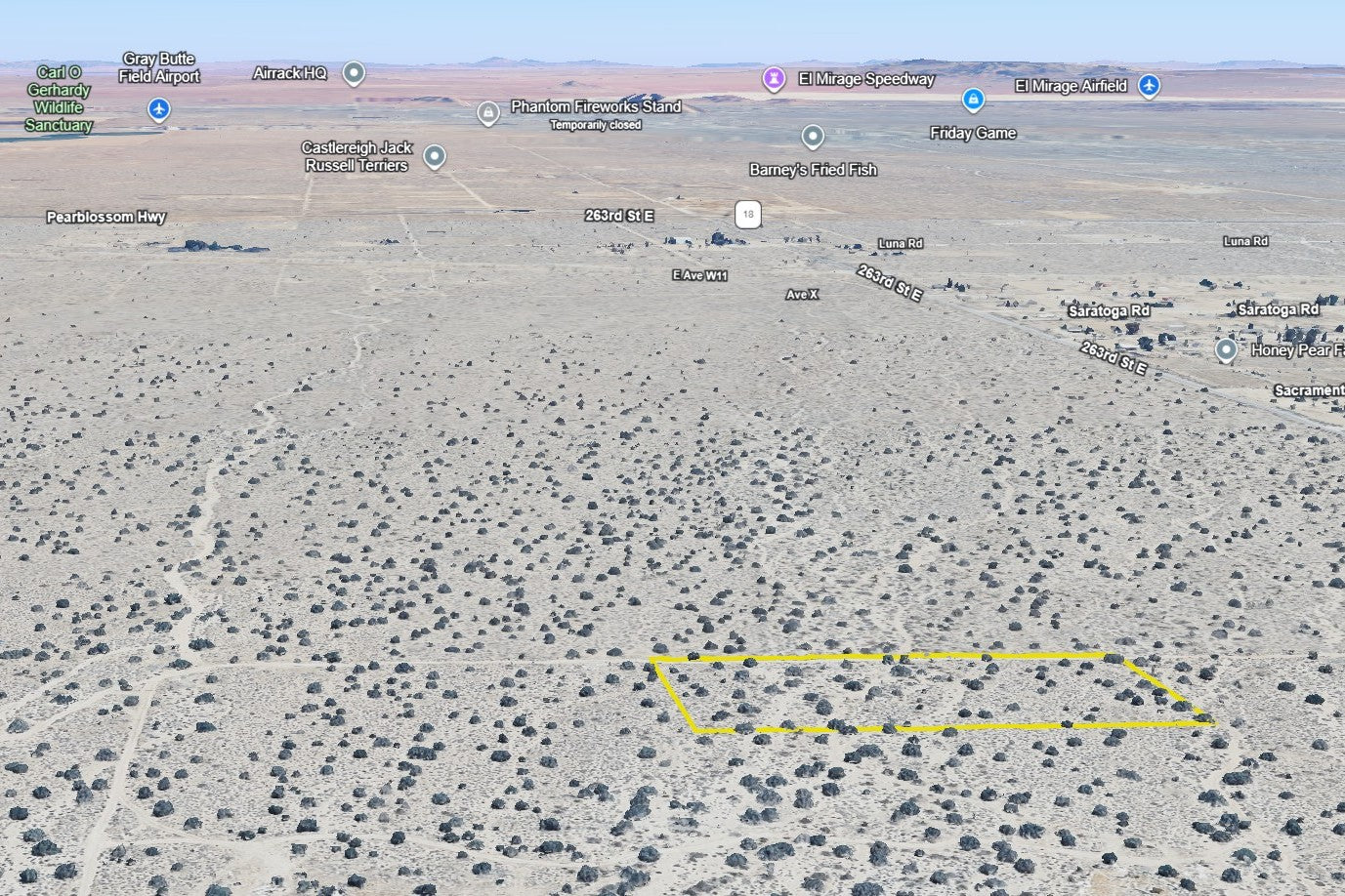 4.95 Acres Llano, Los Angeles County, CA