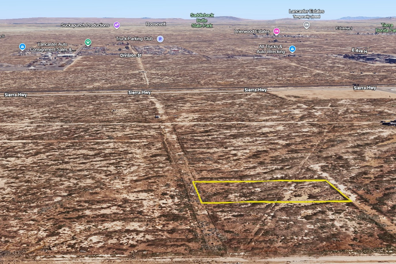 1.14 Acres Lancaster, Los Angeles County, CA (Commercial Lot & Power)