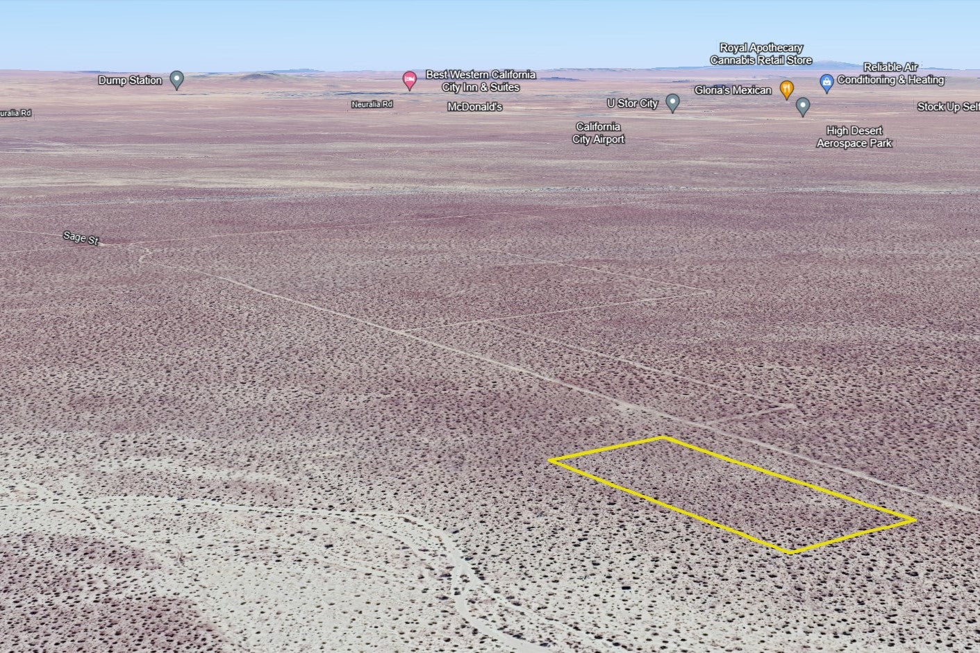 4.96 Acres Mojave, Kern County, CA