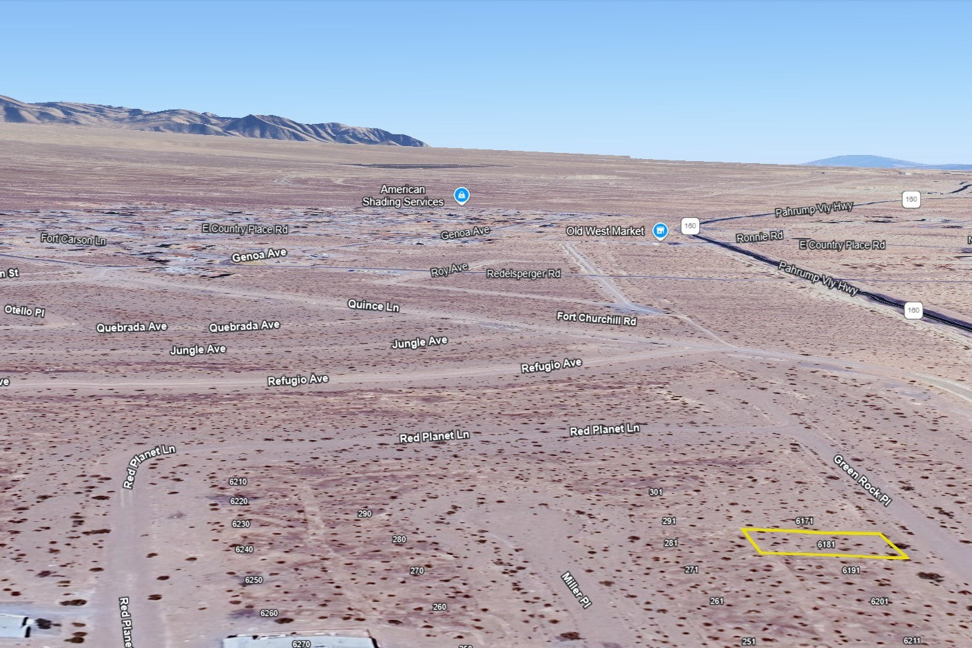 0.12 Acre Pahrump, Nye County, NV (Power)