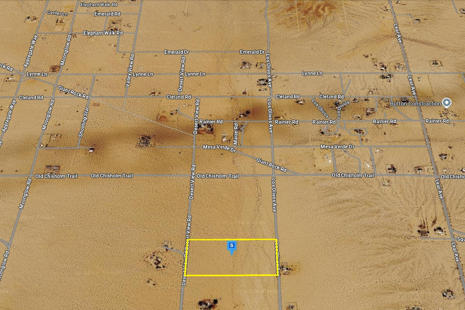 20 Acres Twentynine Palms, San Bernardino County, CA (Power & Water)