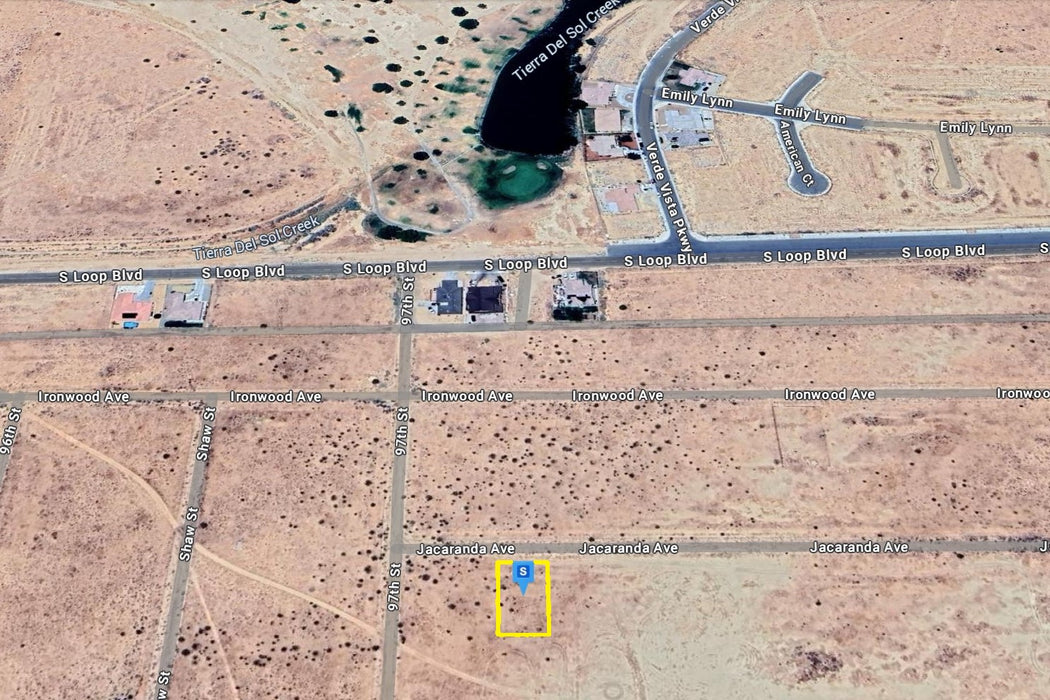 0.25 Acre California City, Kern County, CA (Water)