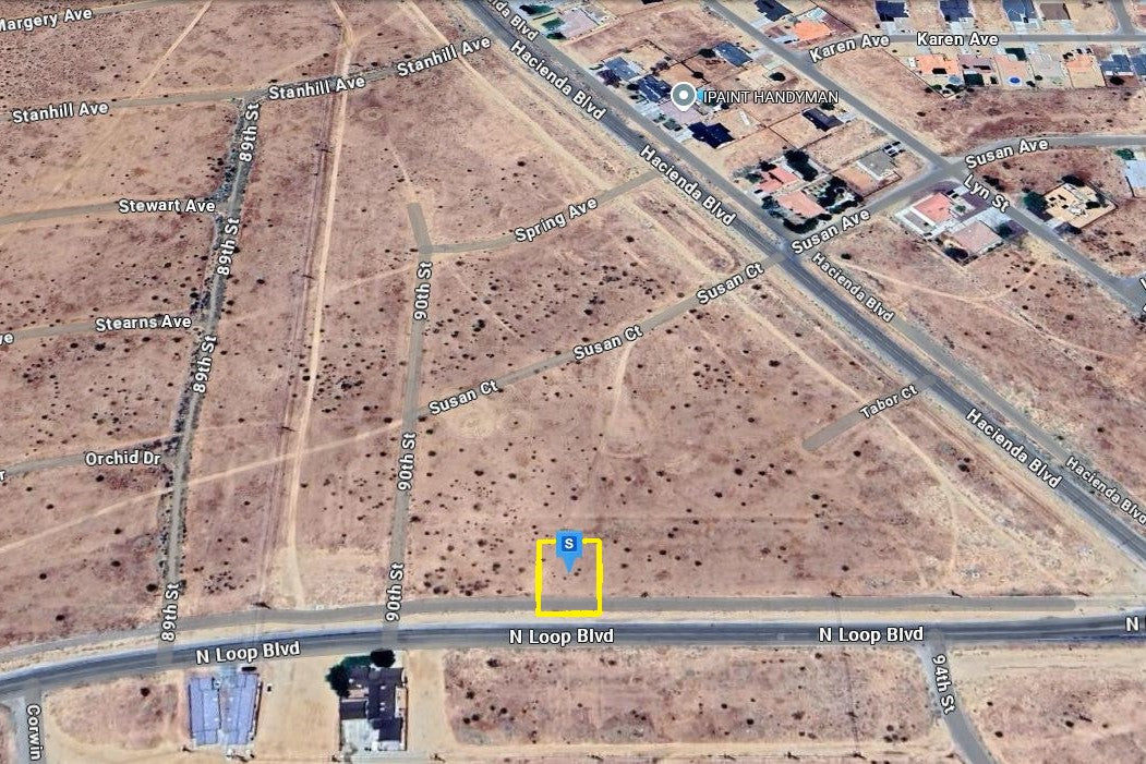 0.23 Acre California City, Kern County, CA (Commercial Lot, Power, Water, & Paved Road)