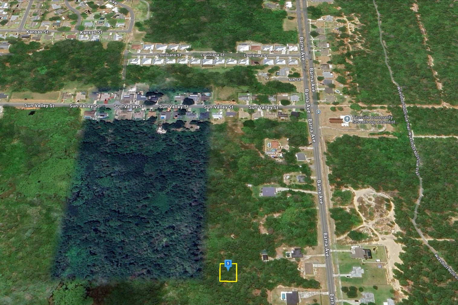0.19 Acre Titusville, Brevard County, FL (Power & Water)