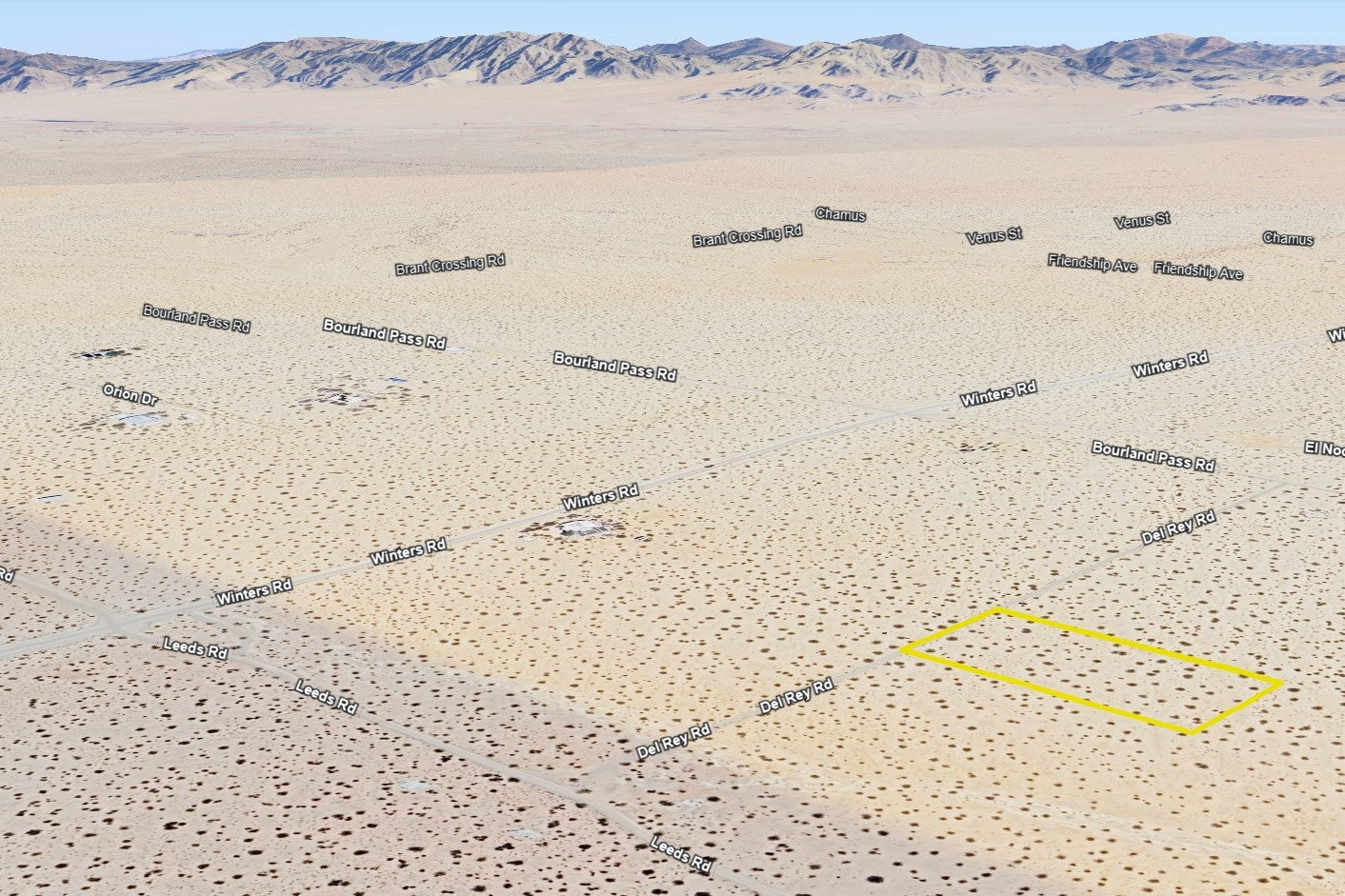 1.25 Acres Twentynine Palms, San Bernardino County, CA
