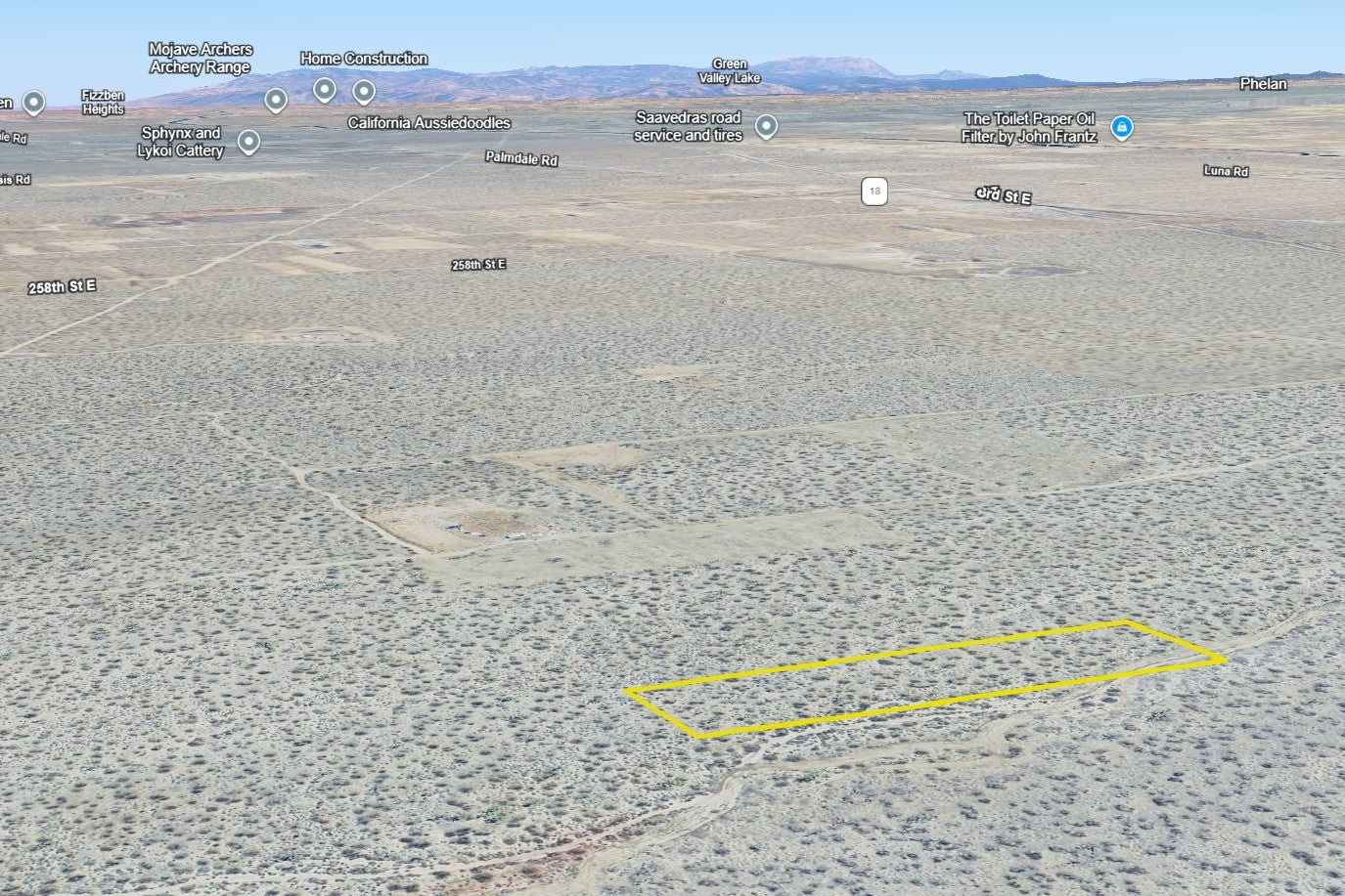 2.50 Acres Llano, Los Angeles County, CA