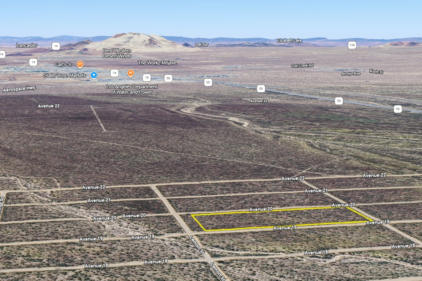 2.75 Acres Mojave, Kern County, CA