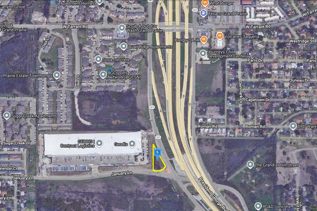 0.84 Acre Grand Prairie, Dallas County, TX (Commercial Lot, Power, Water, & Paved Road)