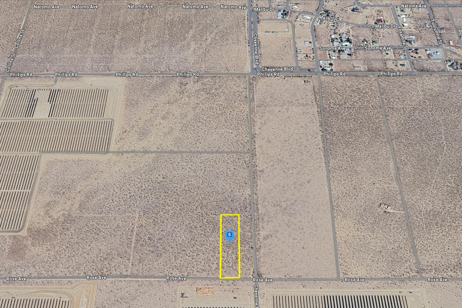 2.50 Acres Mojave, Kern County, CA