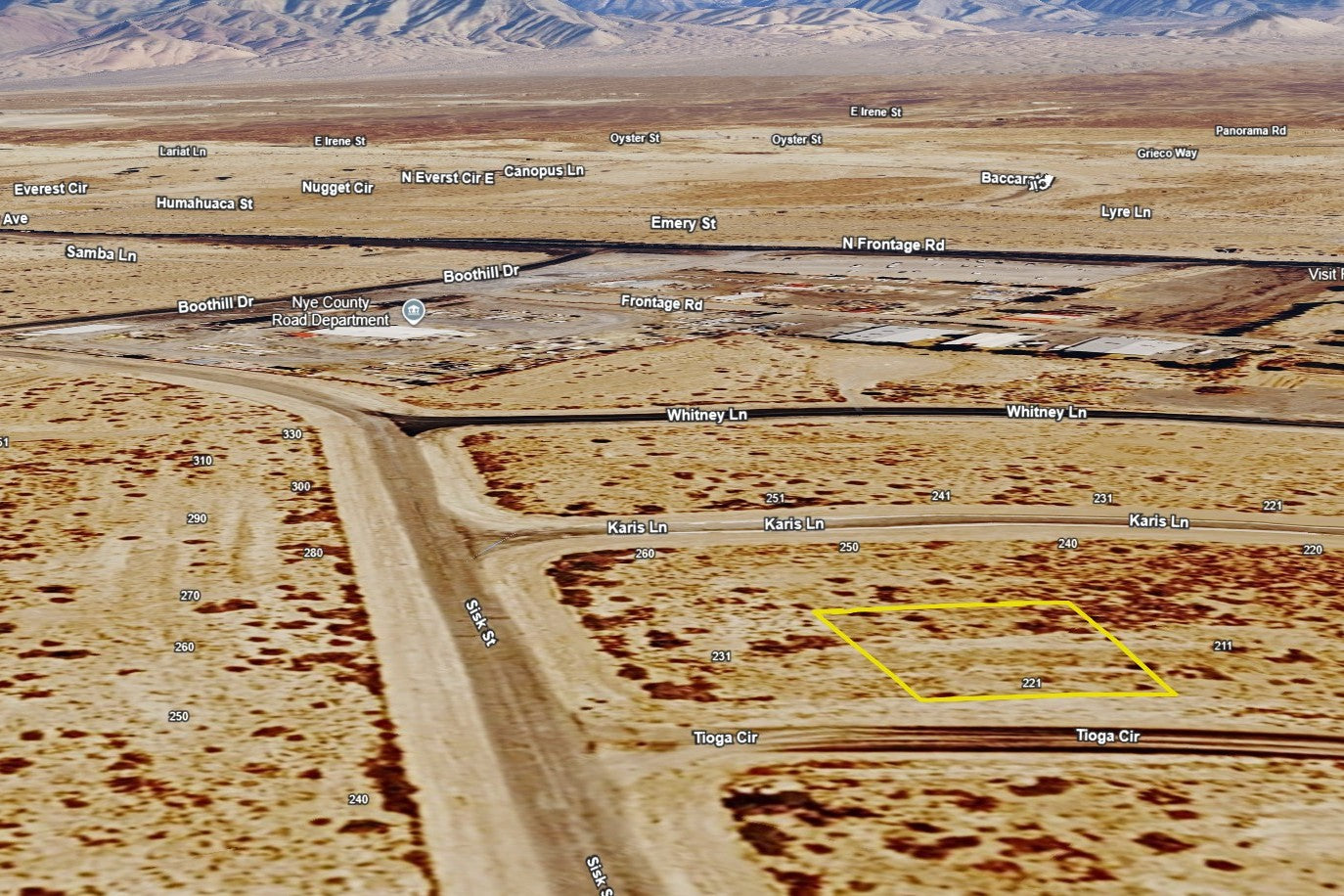 0.13 Acre Pahrump, Nye County, NV (Power)