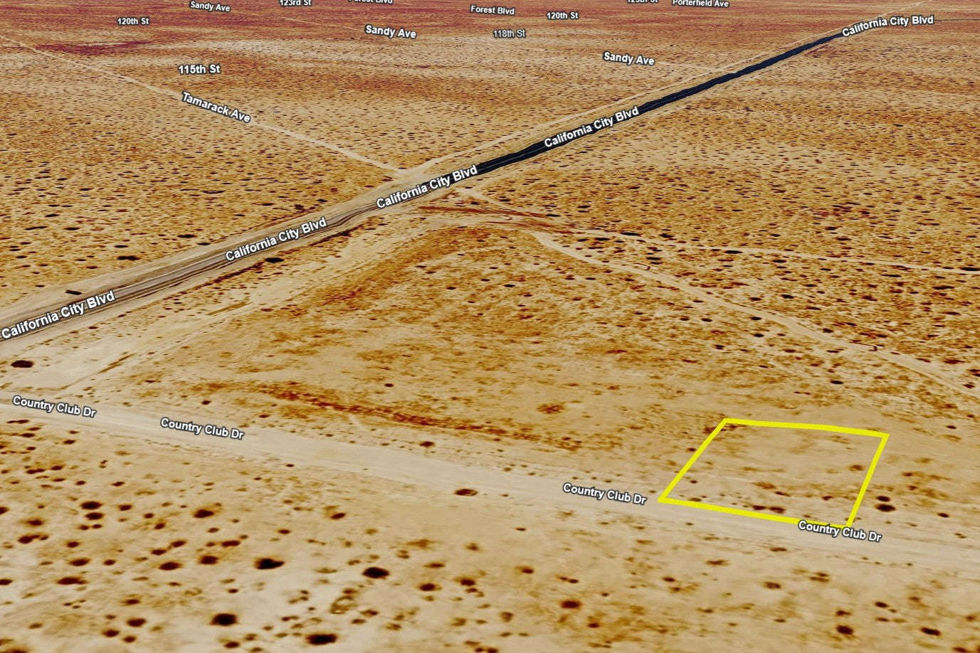 0.22 Acre California City, Kern County, CA (Power)