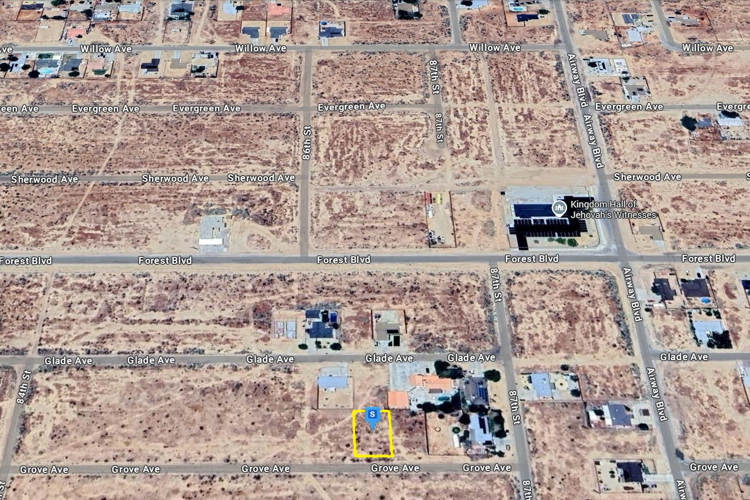 0.22 Acre California City, Kern County, CA (Power & Water)