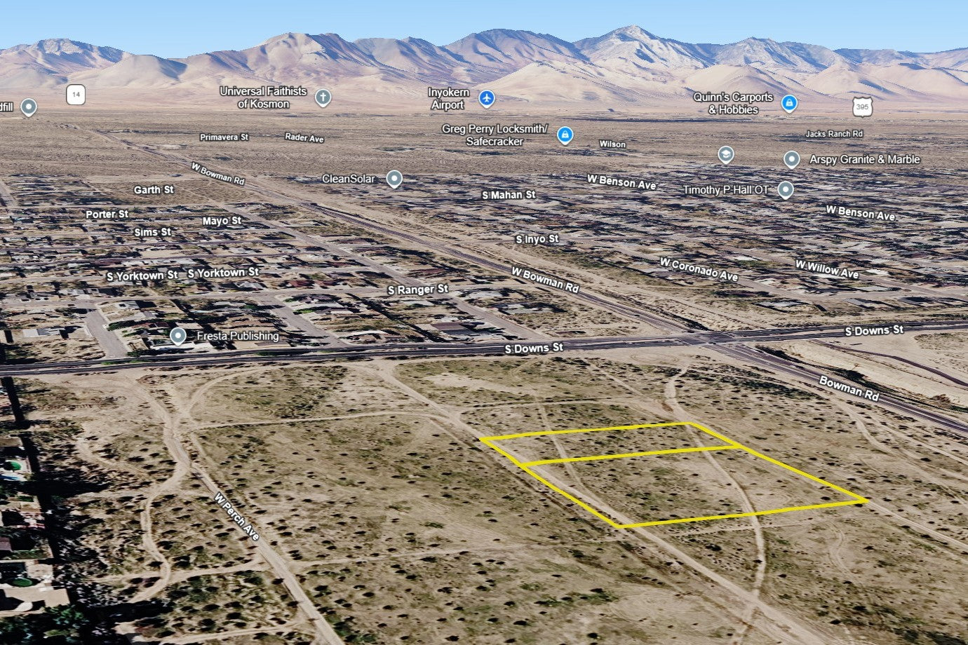 2.01 Acres Ridgecrest, Kern County, CA (Water)