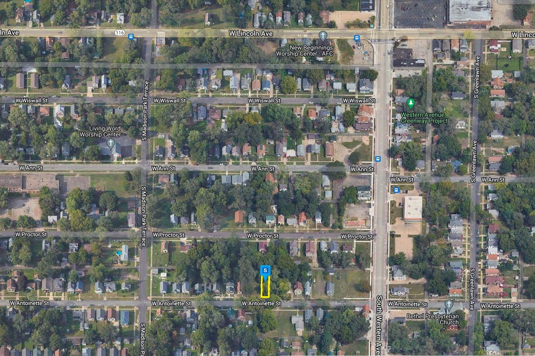 0.08 Acre Peoria, Peoria County, IL (Power, Water, & Paved Road)