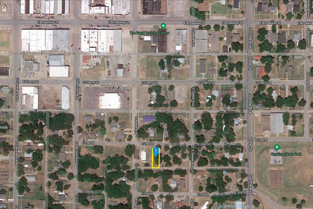 0.13 Acre Cushing, Payne County, OK (Power, Water, & Paved Road)