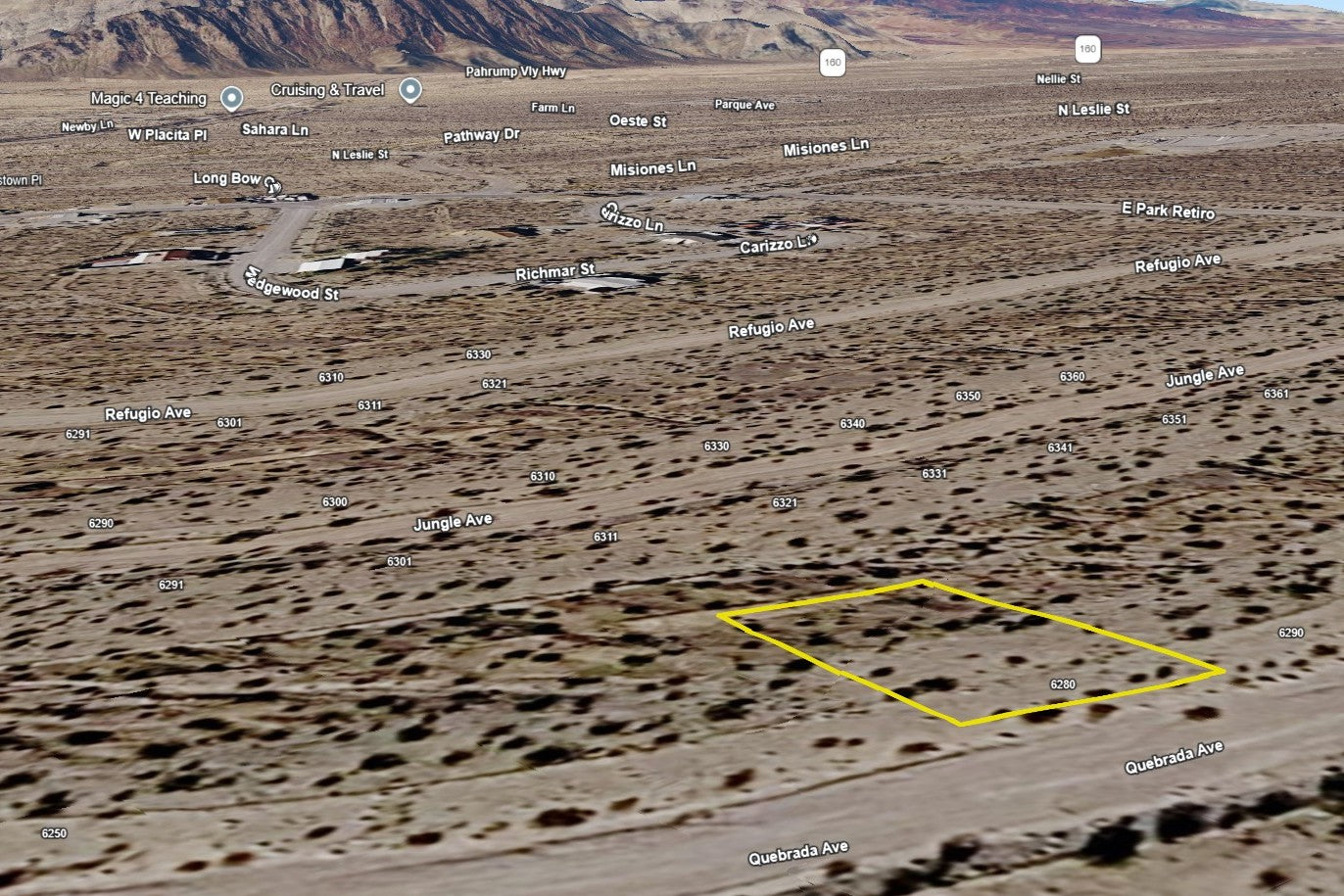 0.1240 Acre Pahrump, Nye County, NV (Power)