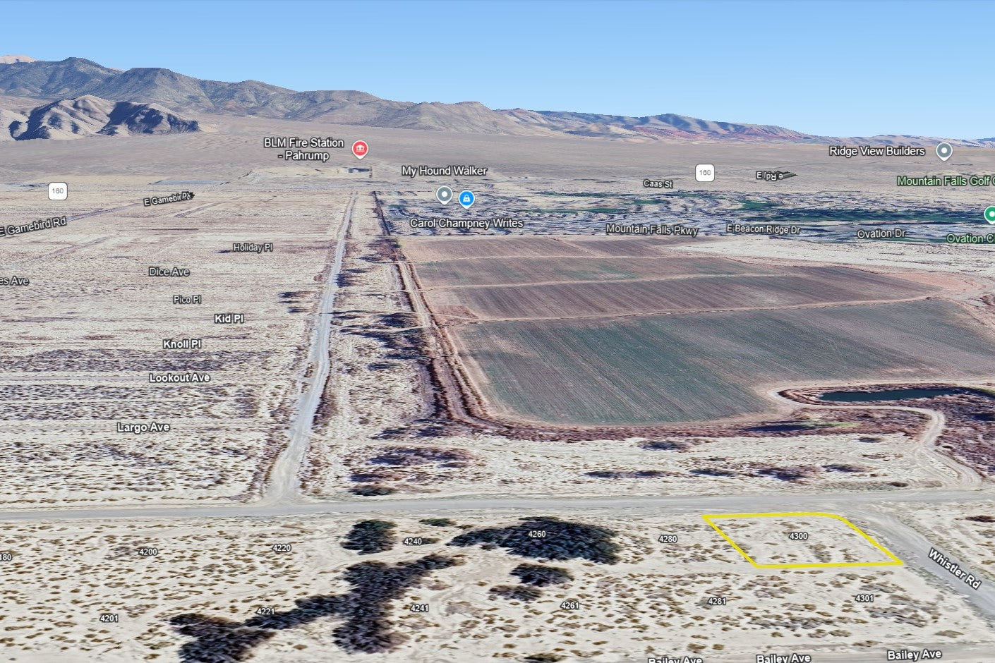 0.2810 Acre Pahrump, Nye County, NV (Paved Road)