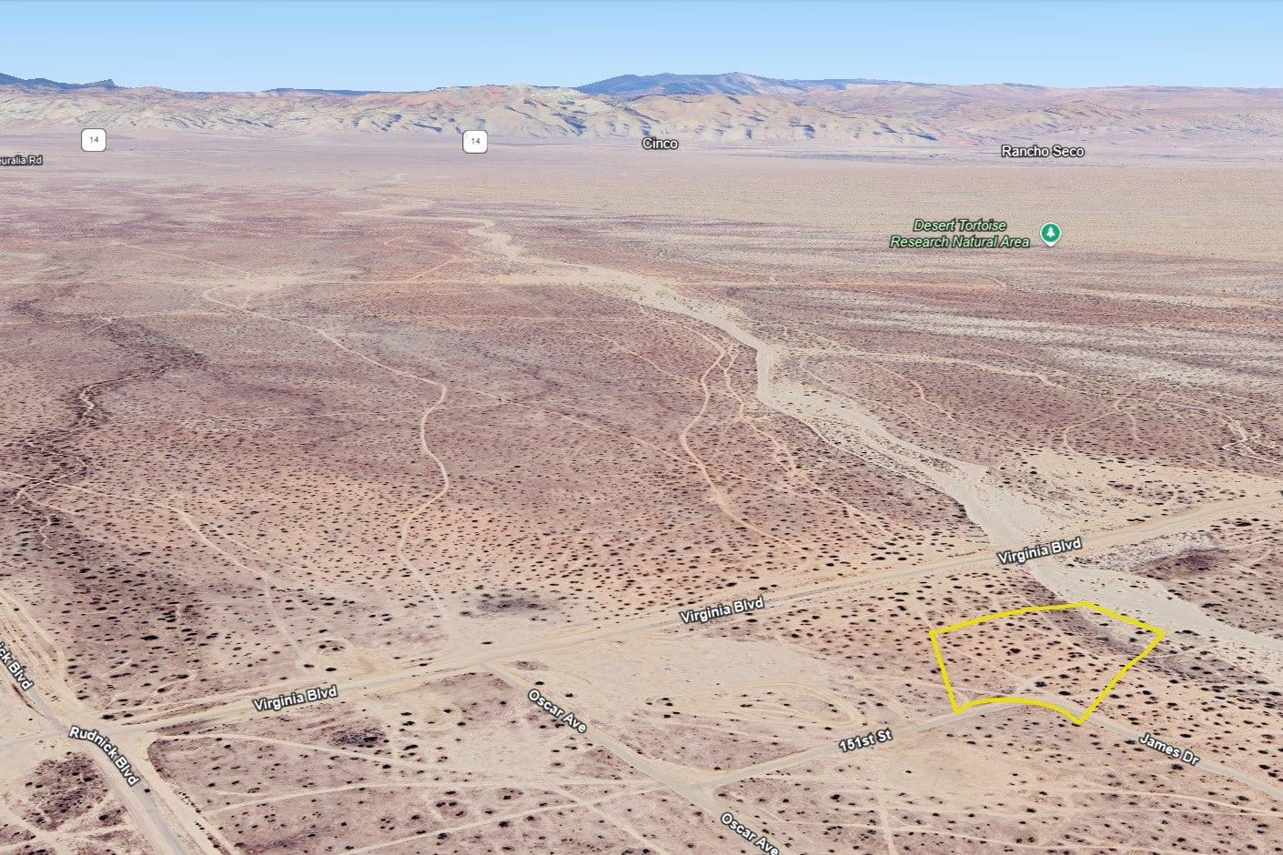 3.58 Acres California City, Kern County, CA