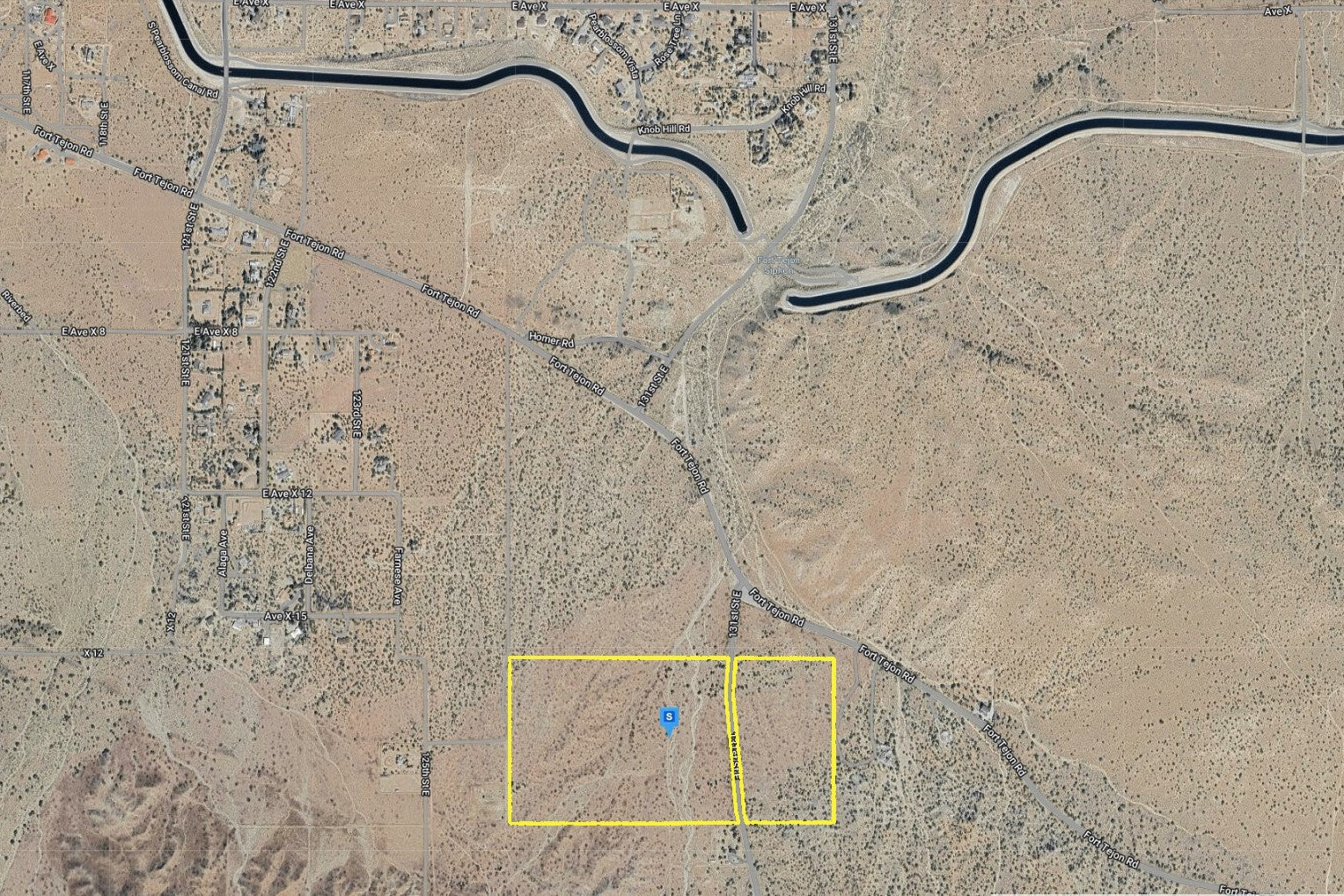 81.11 Acres Juniper Hills, Los Angeles County, CA (Paved Road)