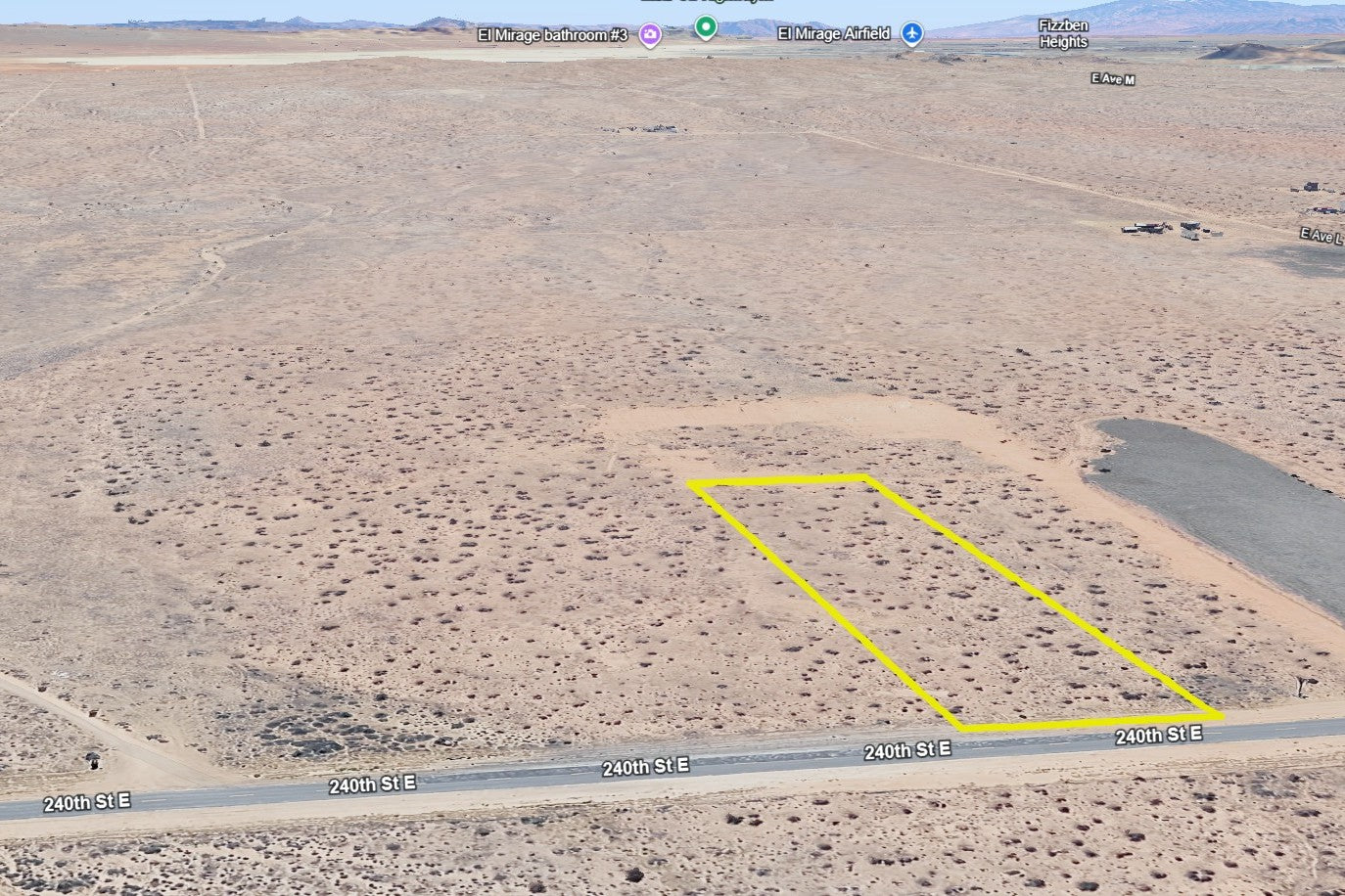 2.31 Acres Lancaster, Los Angeles County, CA (Paved Road)