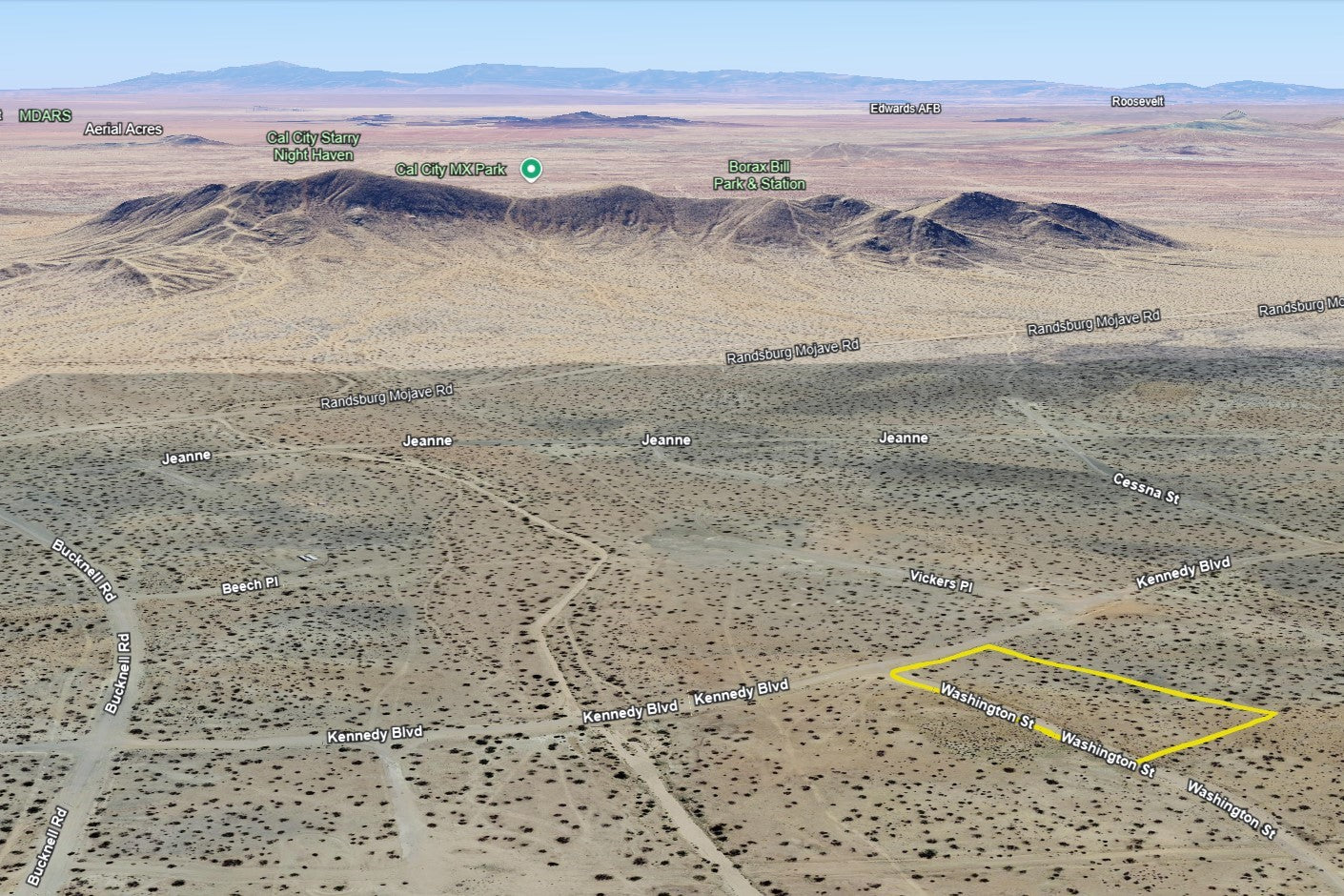 1.99 Acres California City, Kern County, CA