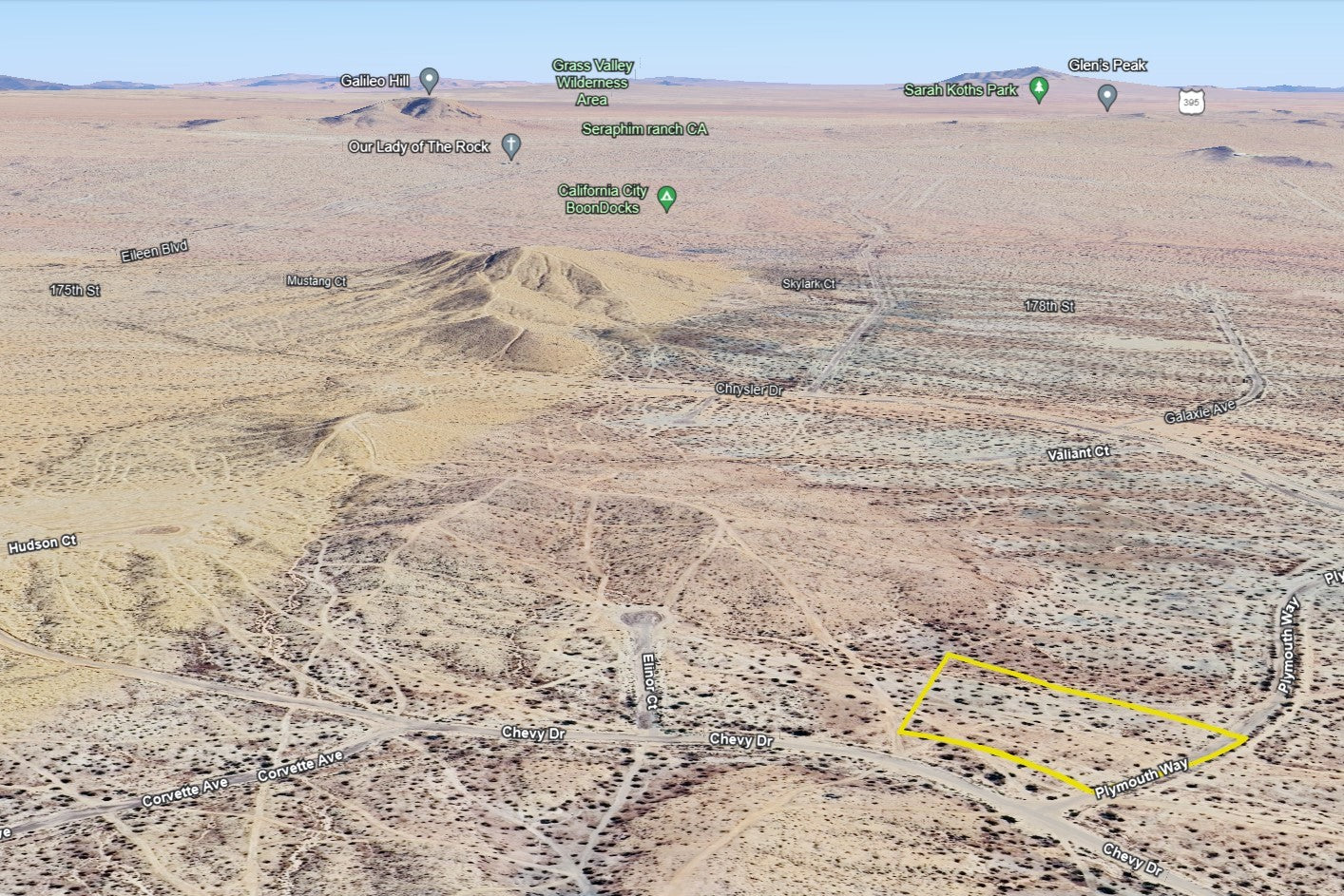 2.13 Acres California City, Kern County, CA