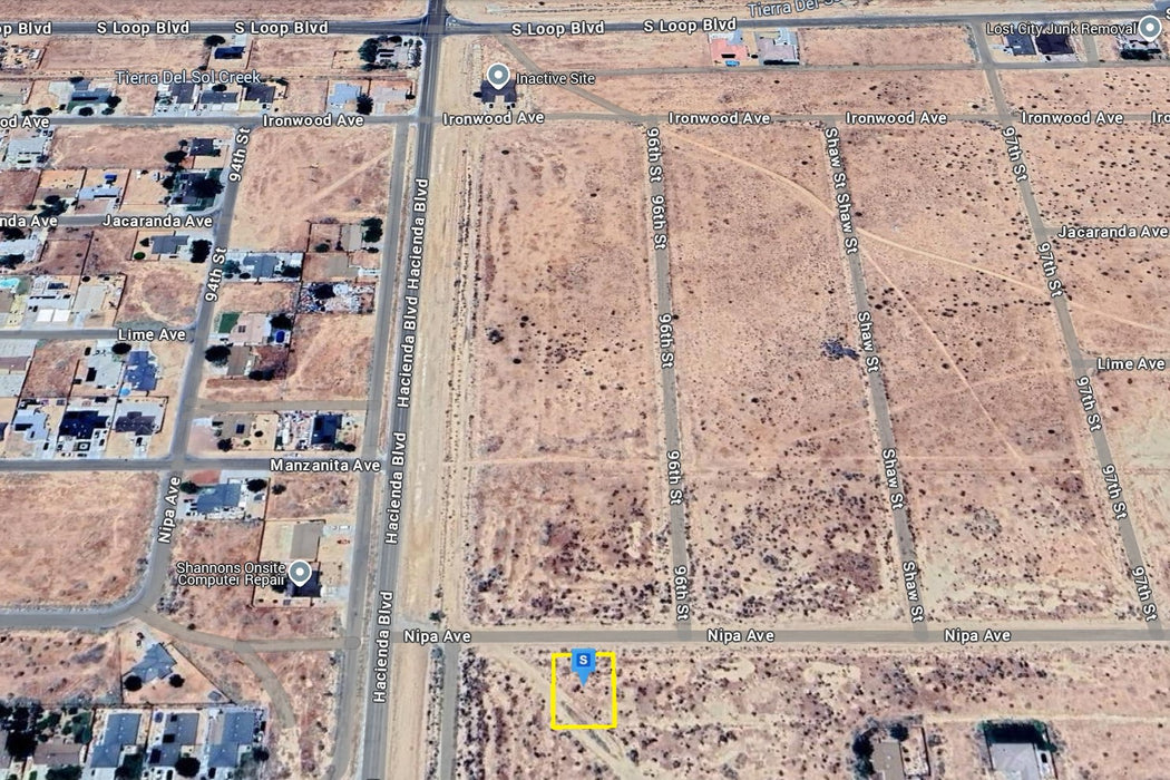 0.24 Acre California City, Kern County, CA (Power)