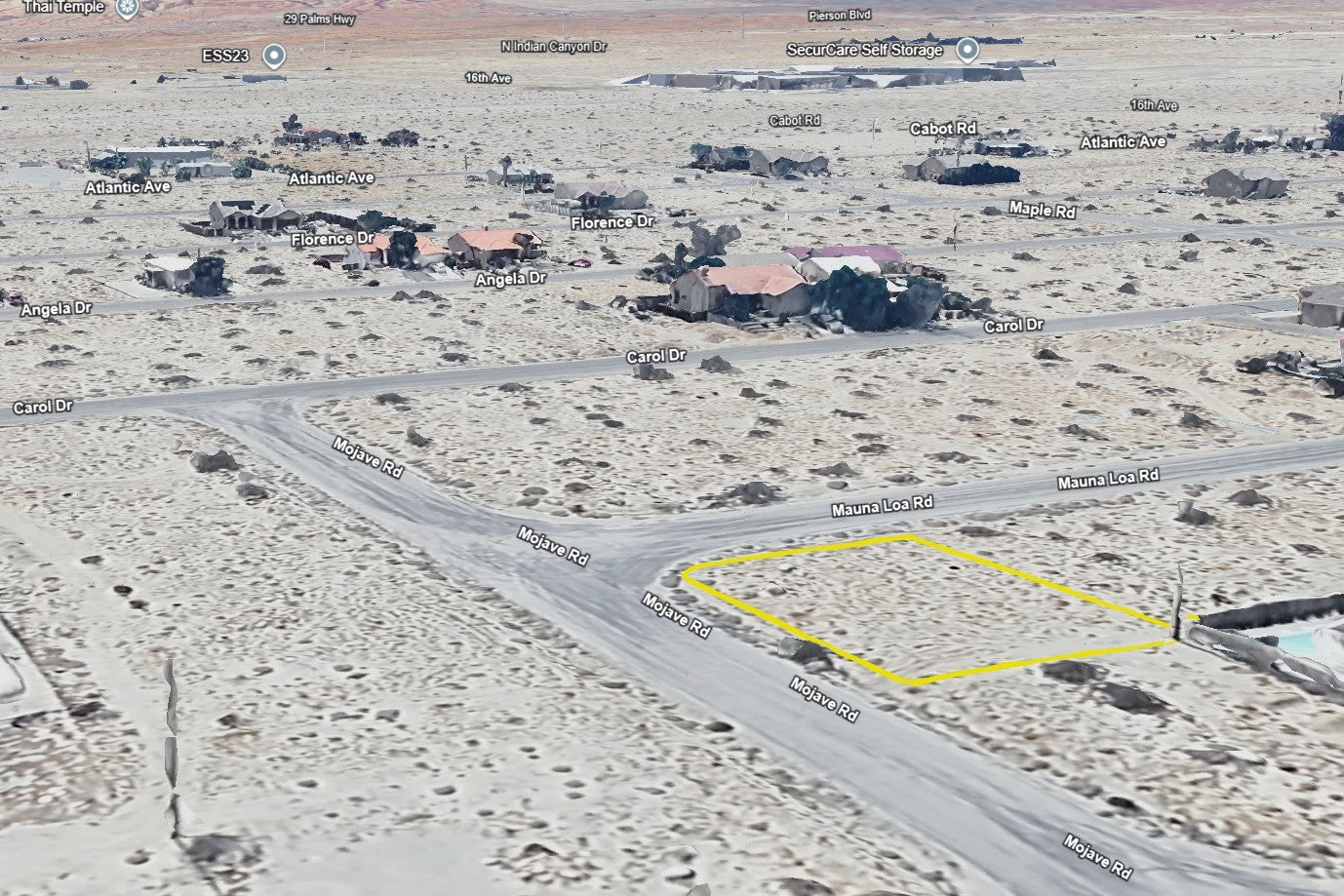 0.18 Acre Desert Hot Springs, Riverside County, CA (Power, Water, & Paved Road)