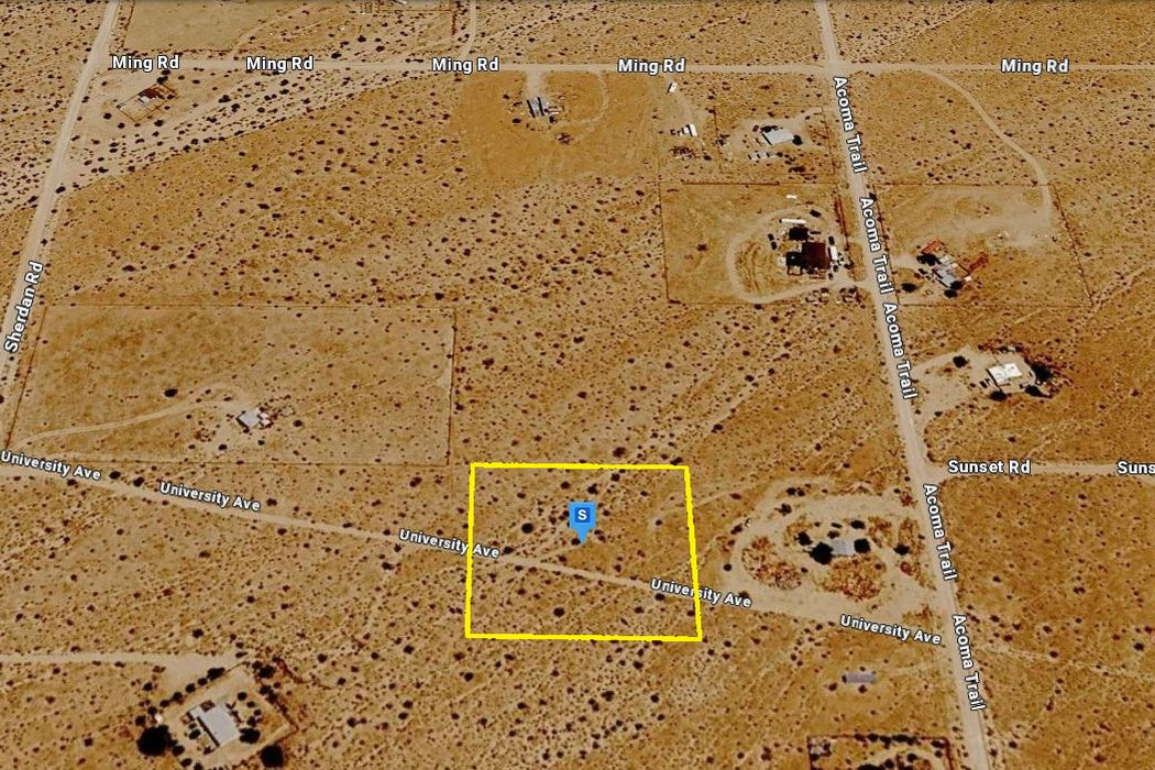 2.07 Acres Landers, San Bernardino County, CA (Power)