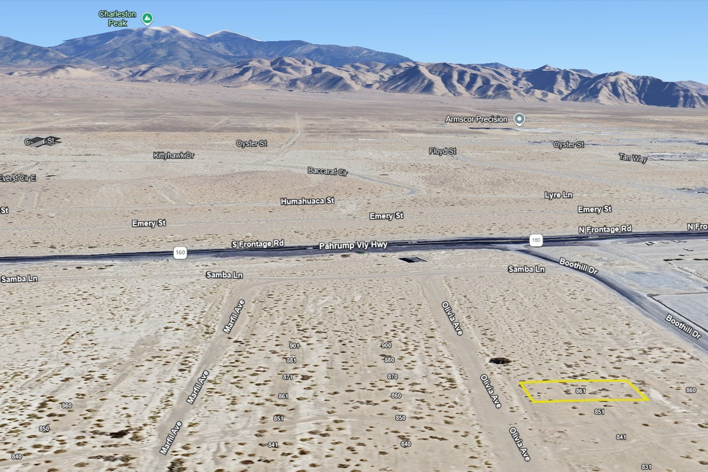 0.12 Acre Pahrump, Nye County, NV (Power)