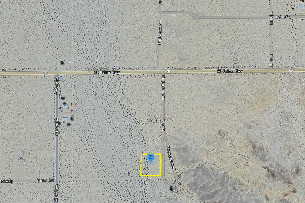 1.43 Acres Twentynine Palms, San Bernardino County, CA (Power & Water)