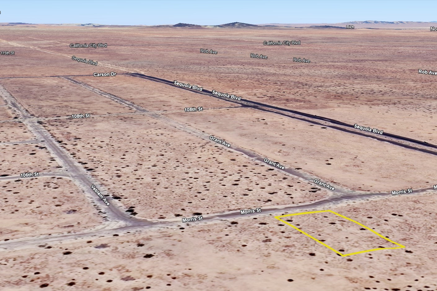 0.25 Acre California City, Kern County, CA