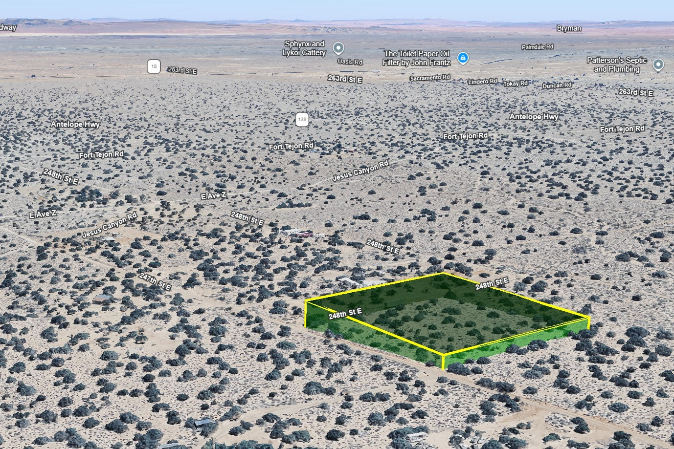 2.50 Acres Llano, Los Angeles County, CA
