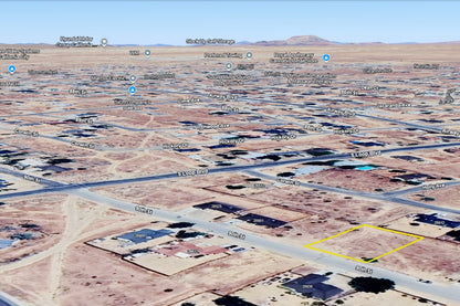 0.25 Acre California City, Kern County, CA (Power, Water, & Paved Road)