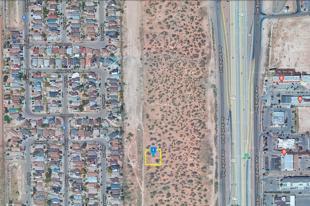 0.35 Acre El Paso, El Paso County, TX (Power & Water)