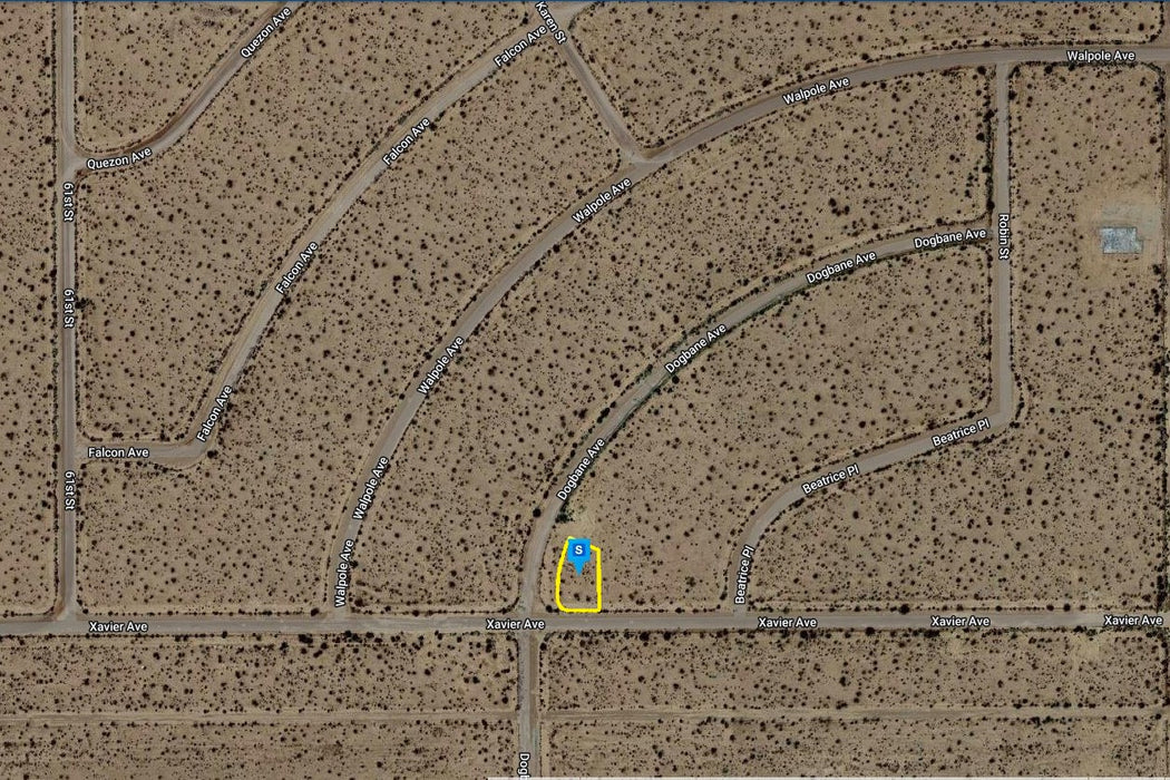 0.18 Acre California City, Kern County, CA (Paved Road)