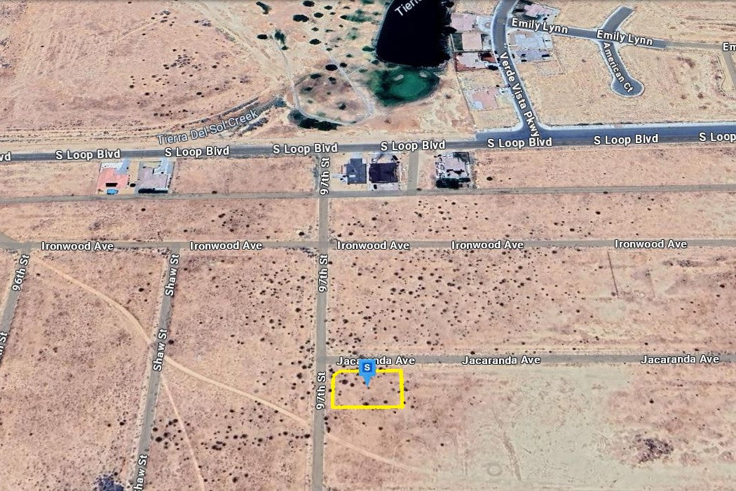 0.29 Acre California City, Kern County, CA (Water)