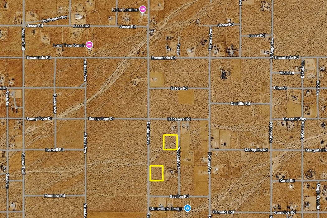 4.53 Acres Landers, San Bernardino County, CA (Power & Water)