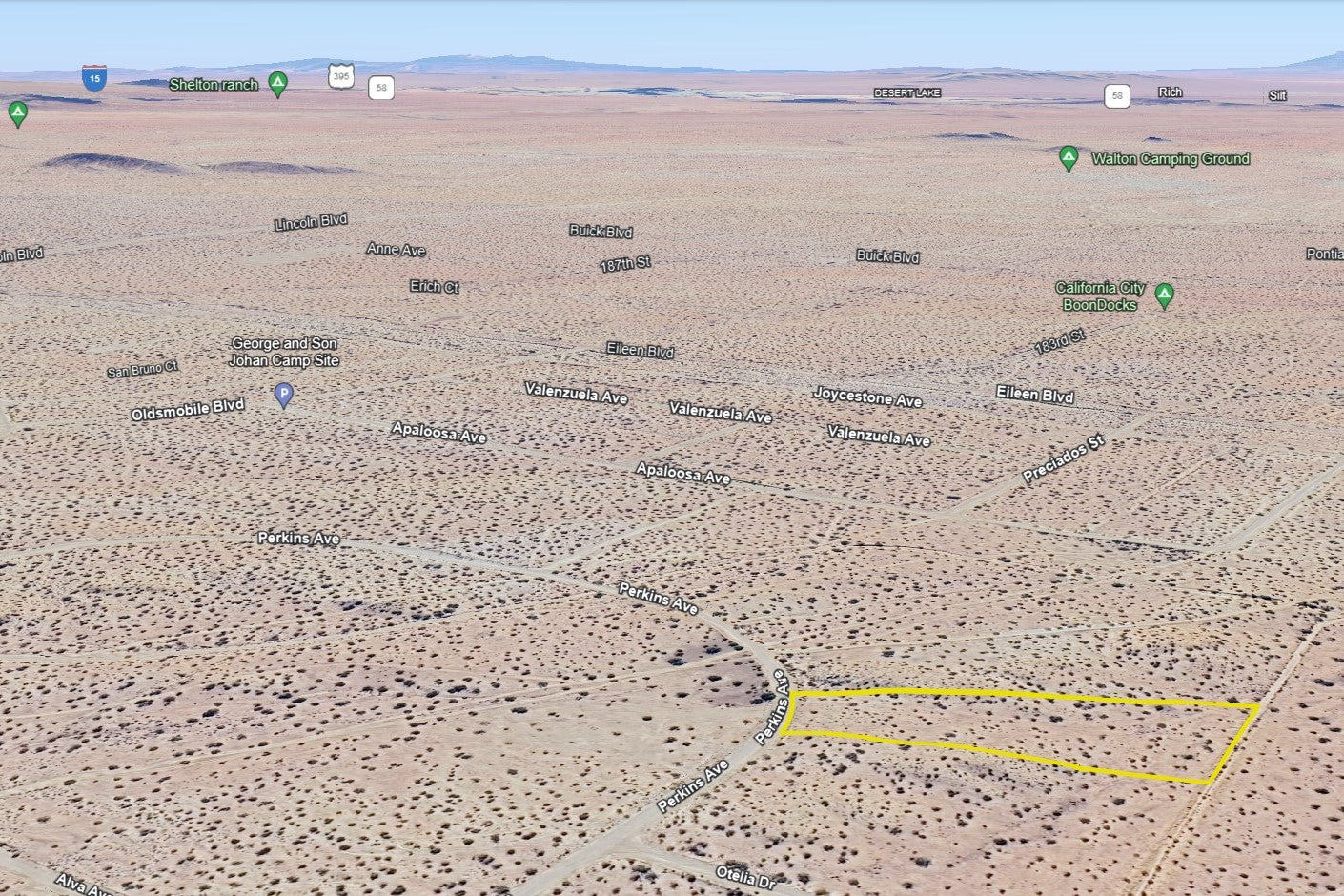 2.12 Acres California City, Kern County, CA