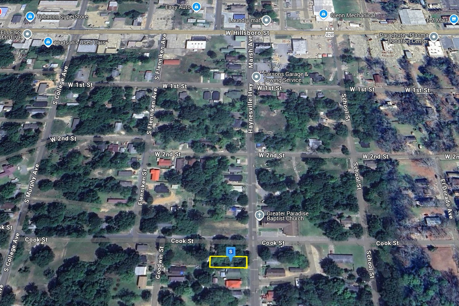 0.16 Acre El Dorado, Union County, AR (Commercial Lot, Power, Water, & Paved Road)
