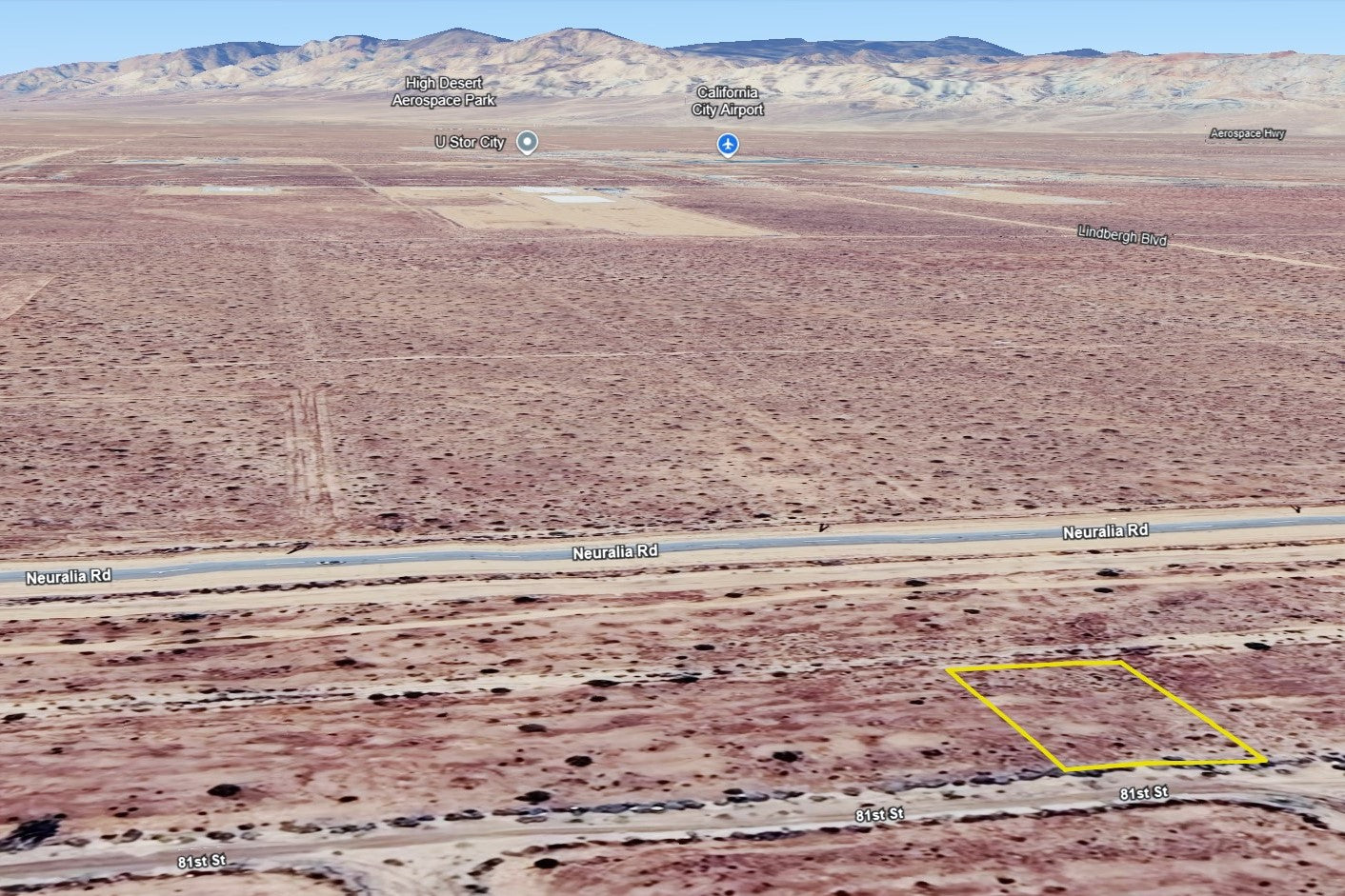 0.24 Acre California City, Kern County, CA (Power)
