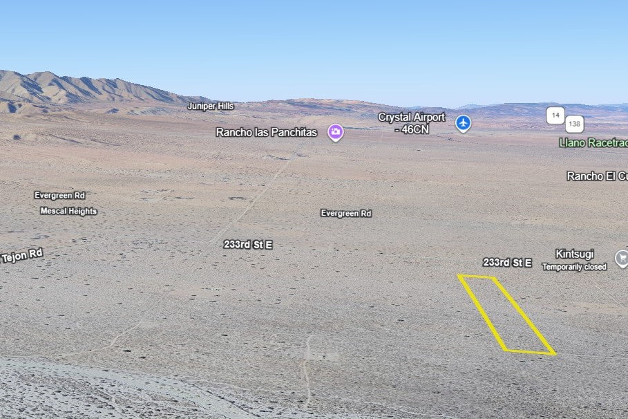 10 Acres Llano, Los Angeles County, CA