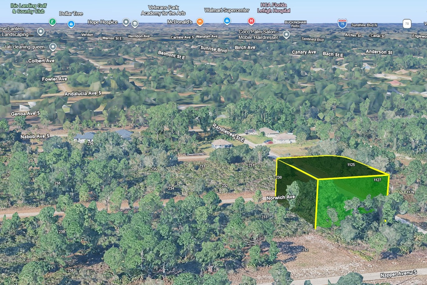 0.28 Acre Lehigh Acres, Lee County, FL (Power & Paved Road)