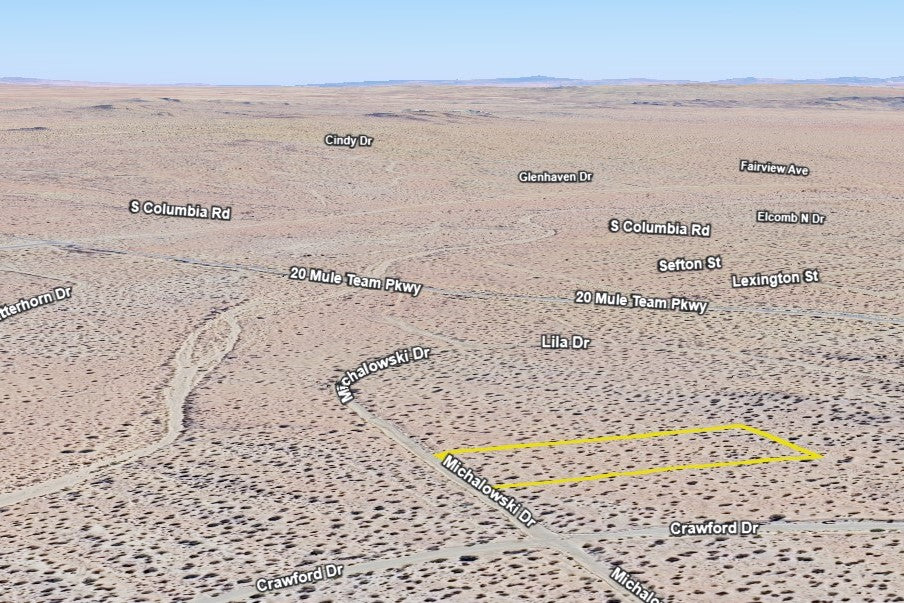 1.85 Acres California City, Kern County, CA