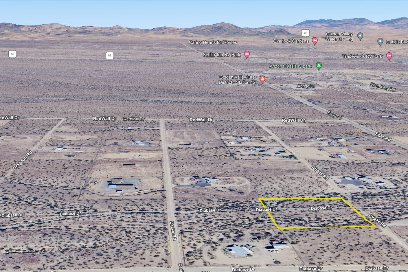 2.35 Acres Golden Valley, Mohave County, AZ (Power)